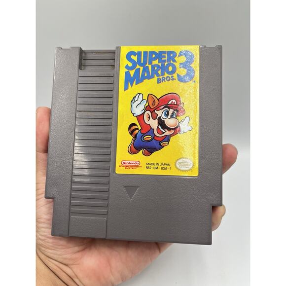 Super Mario Bros. 3 Nintendo NES Game Cart Only Tested Cleaned Working - Picture 5 of 5